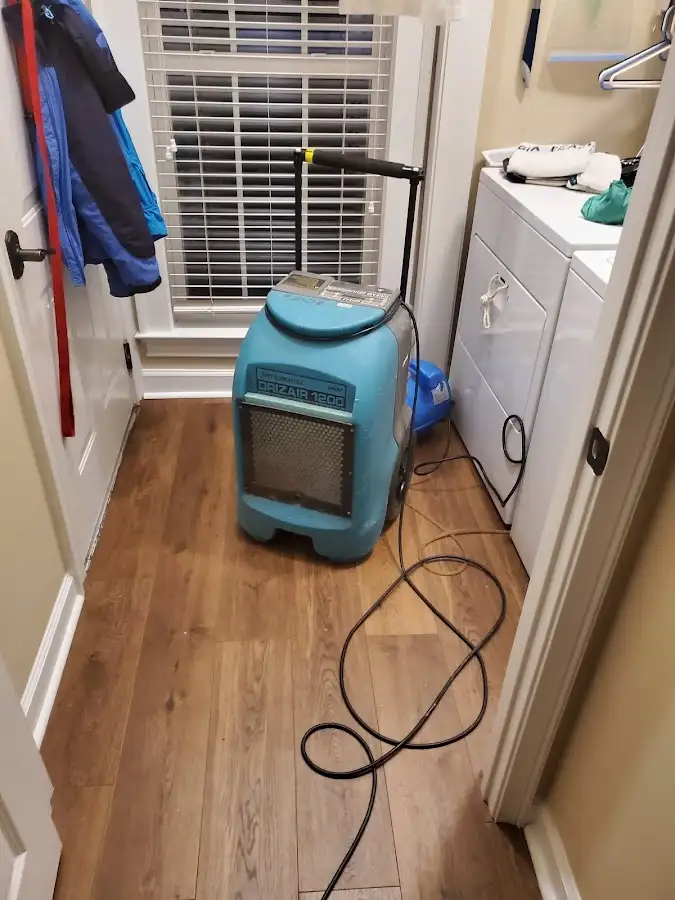 Commercial dehumidifier deployed for Flood Damage Cleanup in Bremen